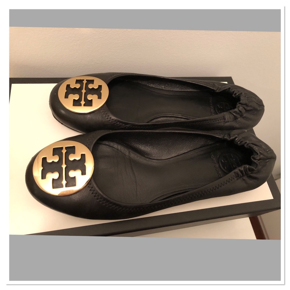 Tory Burch Classic Reva flats in black 8.5